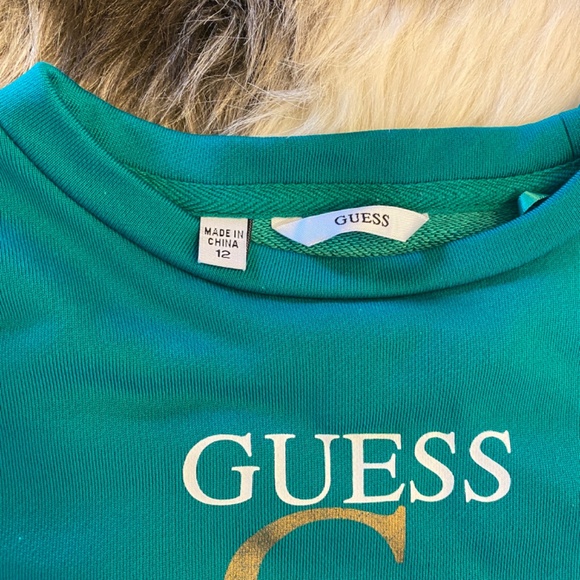 Teens Cropped Sweatshirt by Guess (B1015) - Picture 4 of 6